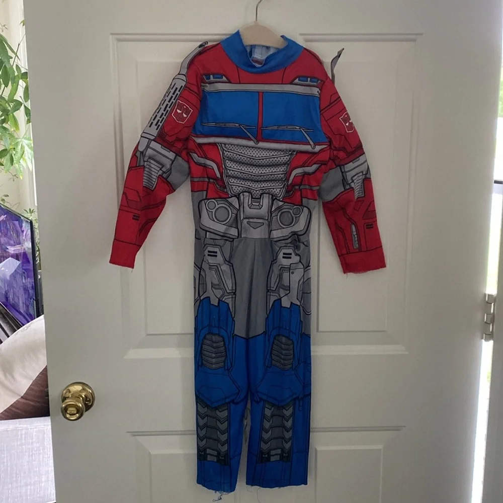 Transformers Rescue Bots Optimus Muscle Dress Up Costume - Halloween. Size 3T-4T